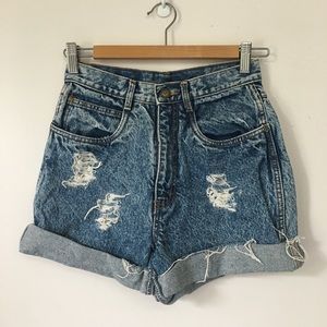 High waisted shorts